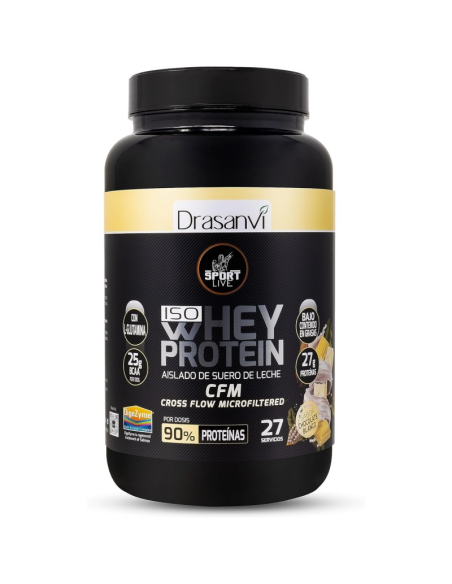 Whey Protein Aislado Choco Blanco 800G Sport Live Drasanvi