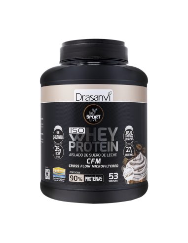 Whey Protein Aislado Capuchino 1,6Kg Sport Live Drasanvi