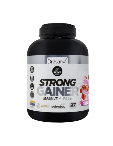 Weight Gainer Yogur Fresa 3Kg Sport Live Drasanvi