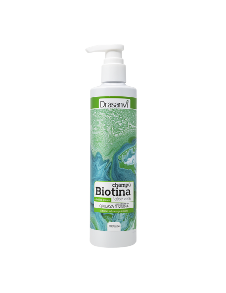 Champu Biotina Y Aloe Vera Cabello Graso 300Ml Bote Drasanvi