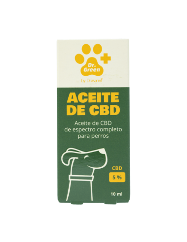 Aceite Cbd 5%  Perros Y Gatos 10Ml. de Dr. Green Vet