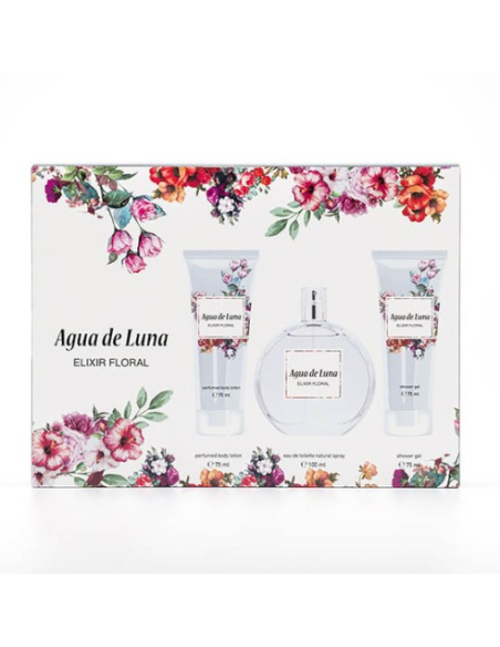 Agua De Luna Set Elixir Floral Eau De Toilette 3 Piezas de Agua De Luna