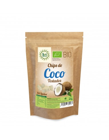 Chips Tostados De Coco Bio Sri Lanka 60 G De Solnatural