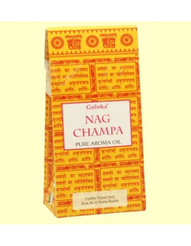 Esencia Nag Champa Goloka 10 ml  Aroma Tradicional y Puro