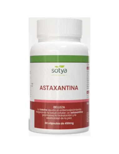 Astaxantina 450mg 60 Cápsulas | Antioxidante Natural Sotya