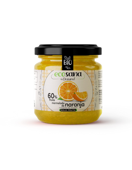 Mermelada Extra Naranja Sin Azucar Bio 255G Ecosana