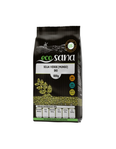 Judia Verde Bio Mungo 3Kg Ecosana  Natural y Saludable