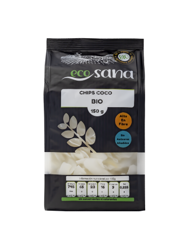 Chips Coco Bio 150G Ecosana | Snack Natural y Saludable
