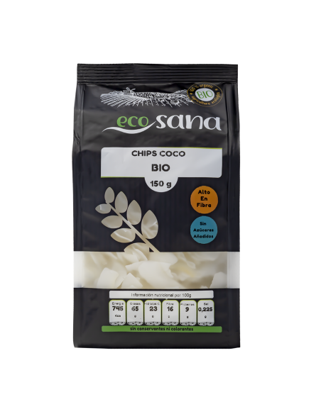 Chips Coco Bio 150G Ecosana | Snack Natural y Saludable