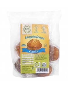 Magdalenas S/Gluten Clasica 5/U 190 G De Solnatural