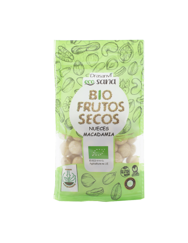 Nueces Macadamia Bio 100g Ecosana | Frutos Secos Naturales