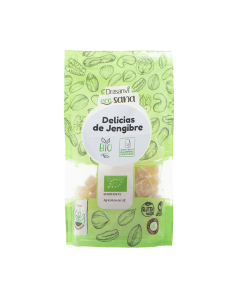 Jengibre en Dados con Azúcar de Caña Bio 100g Ecosana