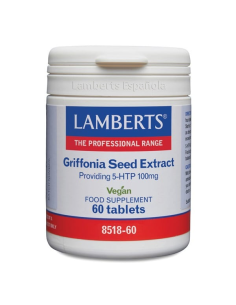 Pack 2 Uds 5HTP 100 mg Lamberts - 60 Tabletas Natural
