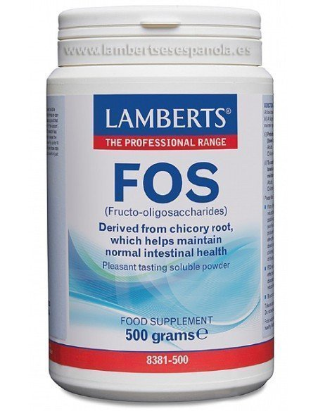 Pack 2 Uds FOS® 500 g Lamberts | Prebiótico en polvo natural