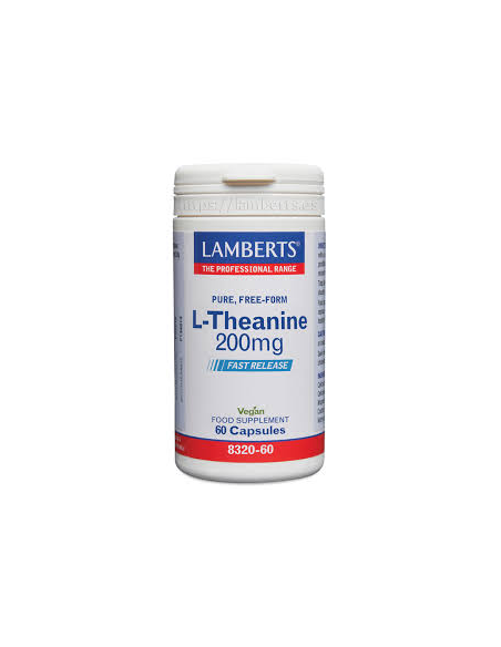 Pack 5 L-Teanina 200 mg 60 cápsulas Lamberts oferta
