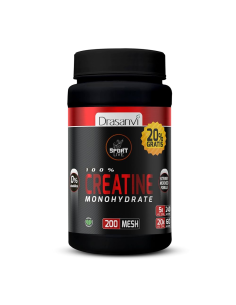 Creatina Monohidrato 1Kg 200 Mesh + 20% Extra Drasanvi
