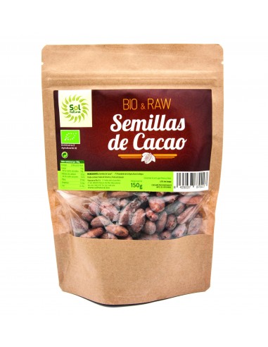 Cacao En Semillas Crudas Raw Bio 150 G De Solnatural