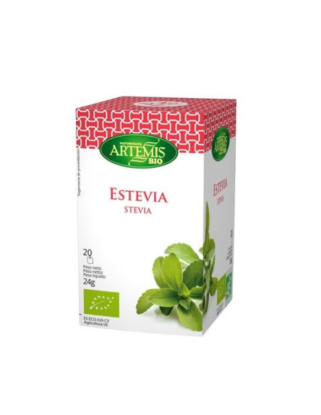 Pack 8 Uds. Stevia En Filtros Artemis Bio 24 g  de Artemis Bio