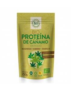 Proteina De Cañamo Bio 250 Gr De Solnatural