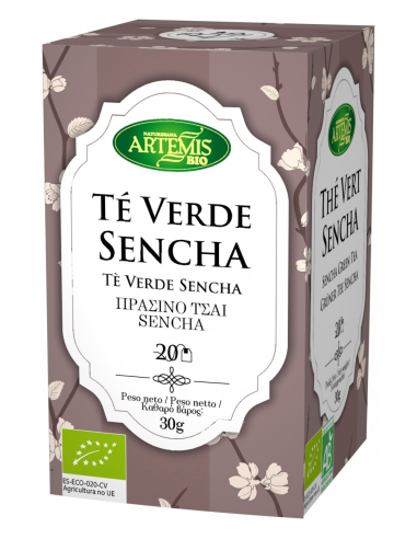 Pack 8 Uds. Té Verde Sencha Bio 30 g  de Artemis Bio