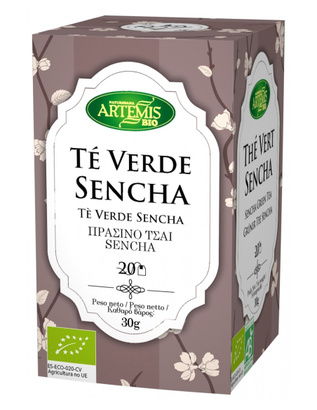 Pack 8 Uds. Té Verde Sencha Bio 30 g  de Artemis Bio