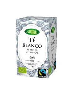 Pack 8 Uds Té Blanco Bio Artemis Bio 28 g  Natural y Puro