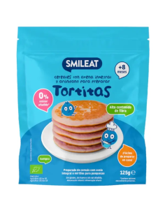 Mix Tortitas Avena Integral y Arándanos Bio Smileat 125g