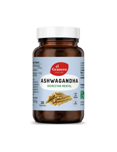 Ashwagandha El Granero Integral 30 cápsulas naturales
