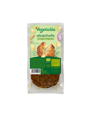 Vegeburger Alcachofa Bio Vegetalia 2x80g - Vegano Saludable