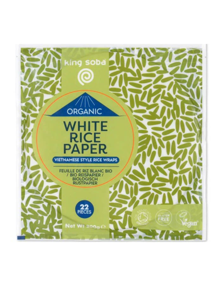 Papel de Arroz Sin Gluten Bio King Soba 200 g Natural