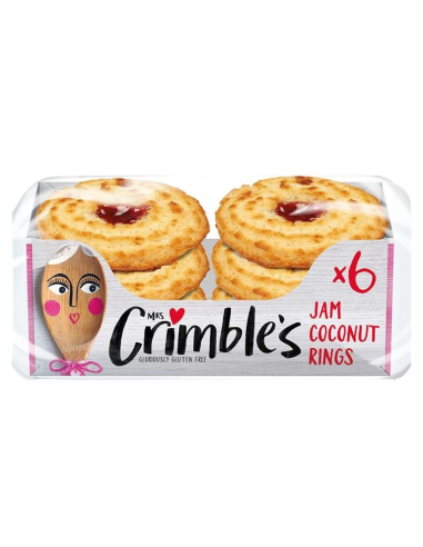 Galletas De Coco Y Fresa Sin Gluten, 240 G de Mrs Crimbles