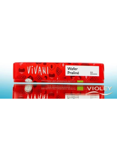 Wafer Praliné Bio Vivani 40g - Chocolate con Leche y Barquillo