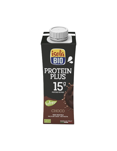 Bebida Vegetal Protein Plus Chocolate Bio, 250 Ml de Isola Bio