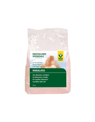 Sal Himalaya molida Raab Vitalfood 900g  Calidad natural
