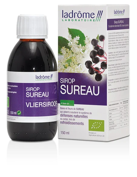 Sirope de Sauco Bio 150ml | Ladrôme Laboratoire Natural