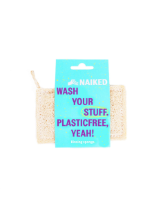 Esponja lufa Plasticfree Yeah Naiked ecológica y duradera