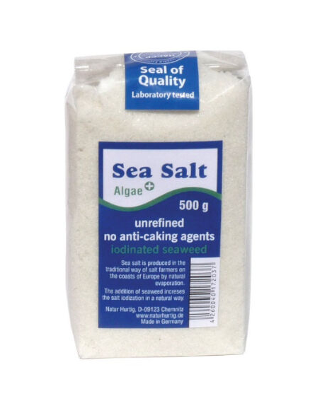 Sal Marina Fina con Algas y Yodo Natur Hurtig 500g