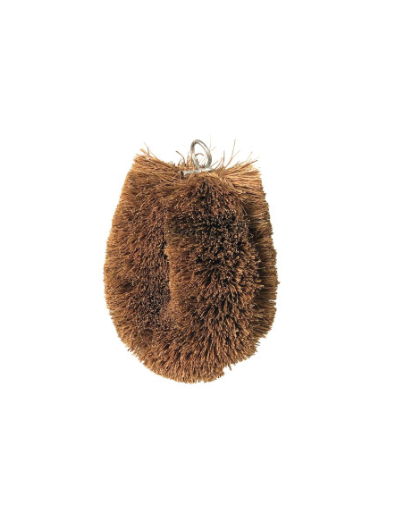 Cepillo de verduras de coco 10 cm Redecker natural y duradero