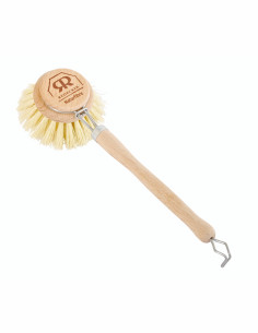 Cepillo duro para ollas de haya y fibra vegetal 5 cm Redecker