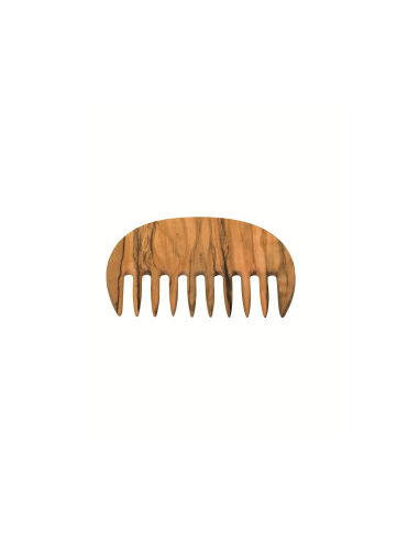 Peine Afro de Madera de Olivo 10.5 cm Redecker Natural