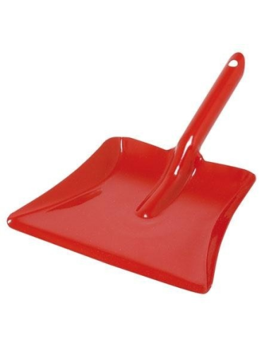 Recogedor metálico rojo para niños 12,5x20 cm Redecker