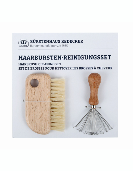 Set de limpieza para cepillos de cabello Redecker eficaz