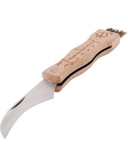 Navaja de setas con cepillo 20.5 cm PENC** Redecker