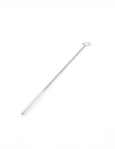 Cepillo para pajitas acero y cerda sintética ø5mm 25cm