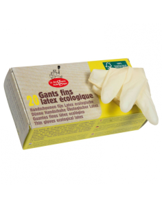 Guantes Látex Desechables Talla L 20 unidades La Droguerie