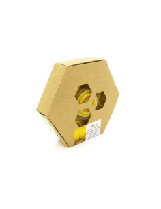 Velas de cera con soporte 7 unidades Ecodis  Calidad y diseño