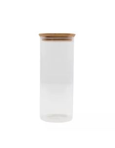 Bote de cristal 1.8L con tapa de madera Ah! Table!