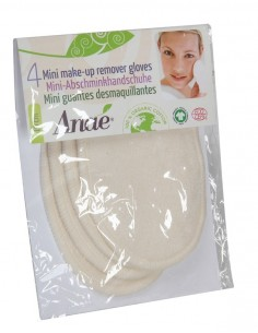 Mini guantes desmaquillantes ecológicos Anaé 4 unidades