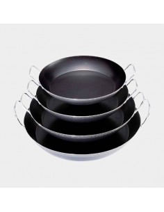 Paellera De Buyer 42 cm Hierro Azul 2 Asas Durable