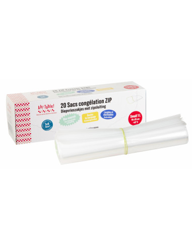Bolsas bioplástico con zip Ah! Table 20 uds 18x25 cm